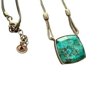 Silpada Labradorite - Etsy Silpada Black onyx, turquoise and labradorite Vintage Silver Pendant Necklace main image 1